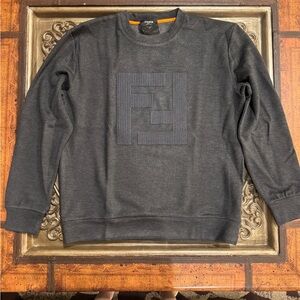 Authentic FENDI
FF Logo Sweatshirt - Gray